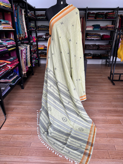 GREEN BHUJODI SAREE