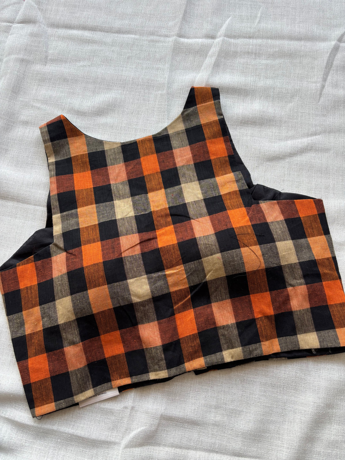 BLACK COTTON BLOUSE