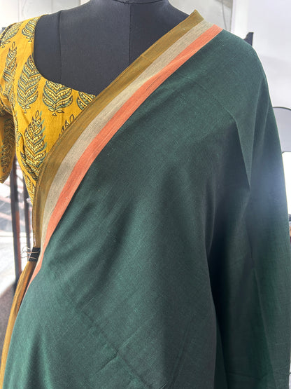 GREEN DHANIAKHALI SAREE