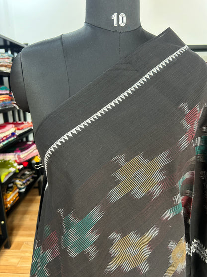BLACK DHANIAKHALI SAREE
