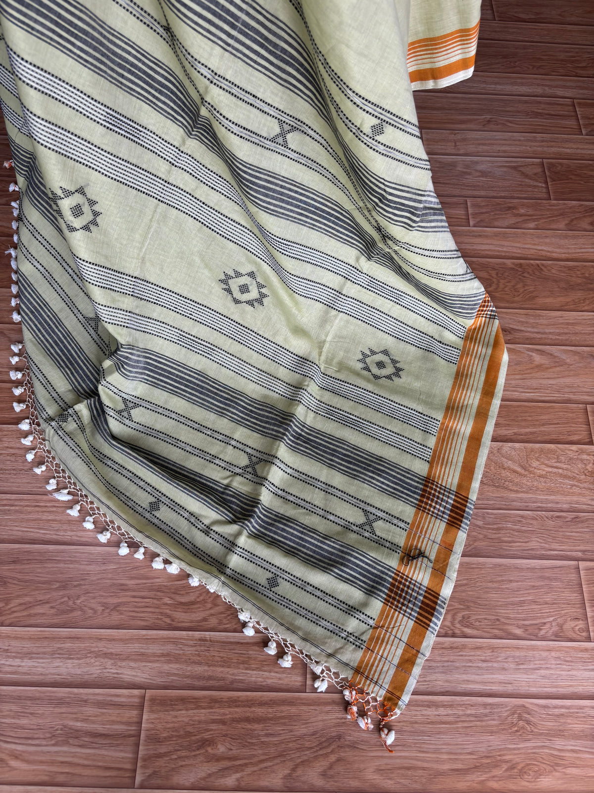 GREEN BHUJODI SAREE