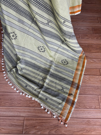 GREEN BHUJODI SAREE