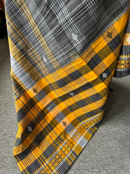 BLACK DHANIAKHALI SAREE