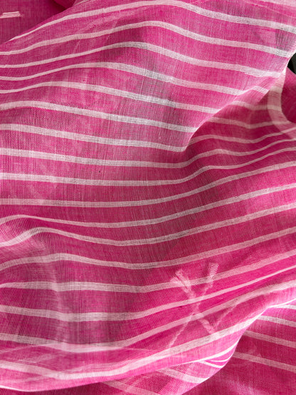 PINK MUL JAMDANI SAREE