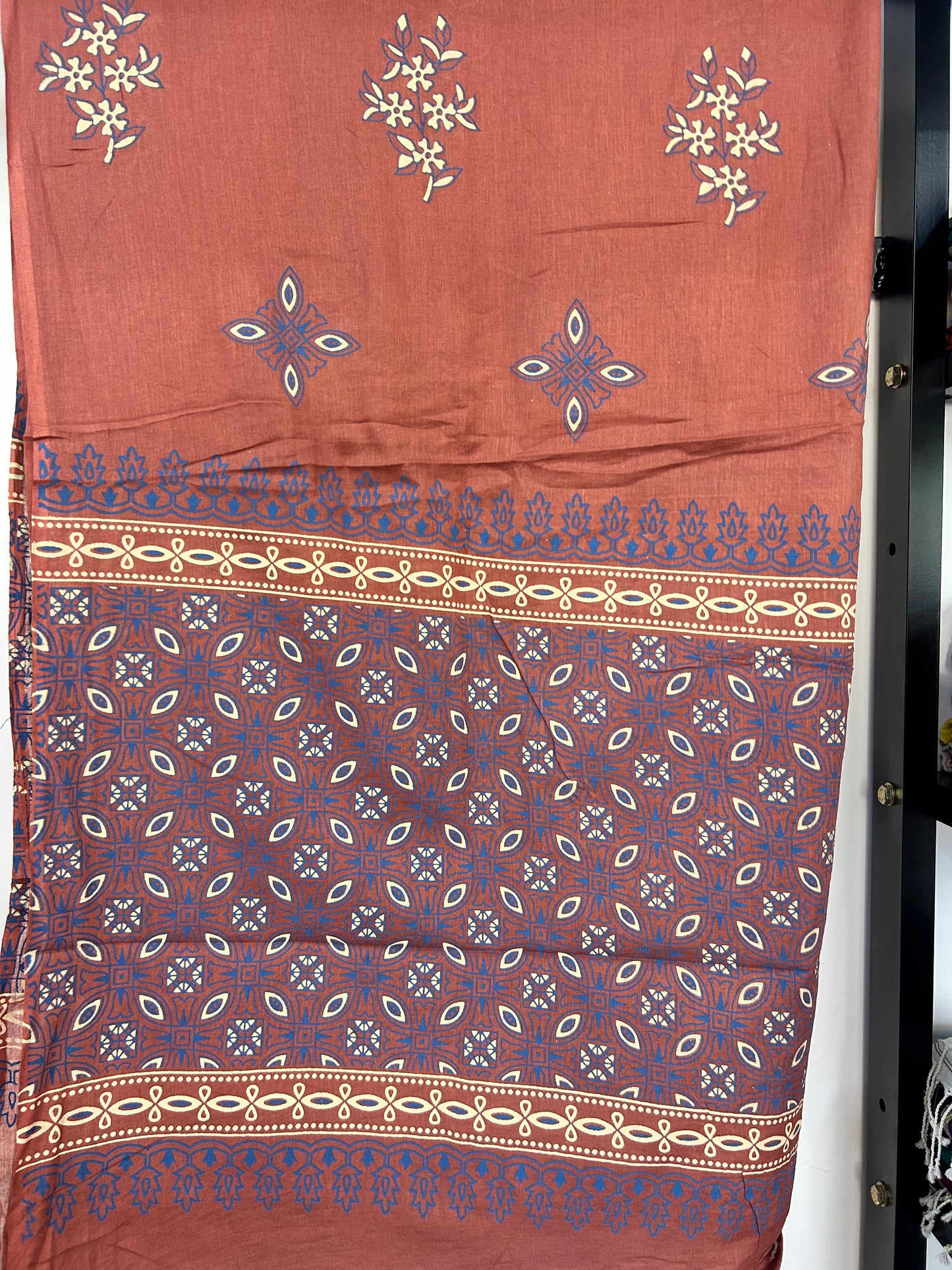 BLUE GAMTHI COTTON SUIT