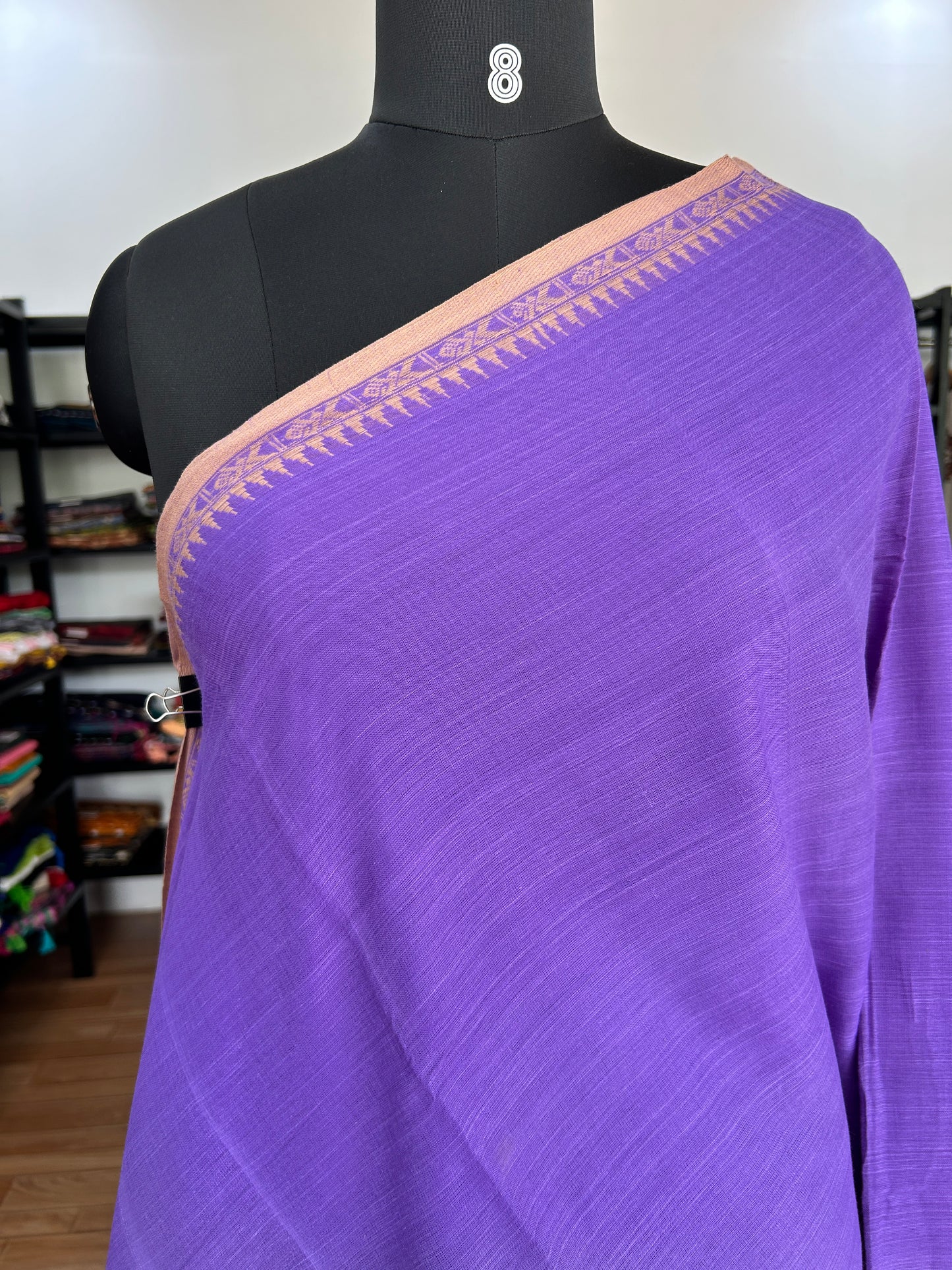 PURPLE DHANIAKHALI SAREE