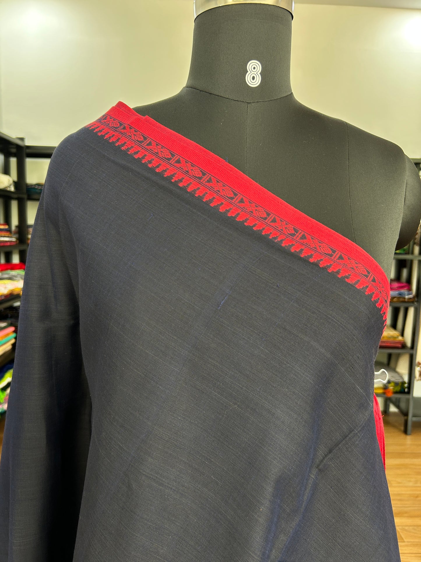 BLACK DHANIAKHALI SAREE