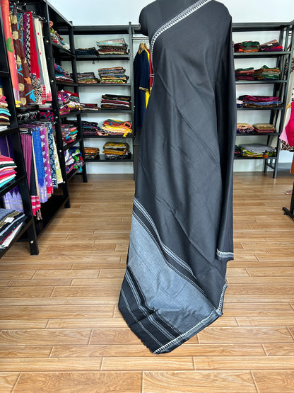 BLACK DHANIAKHALI SAREE