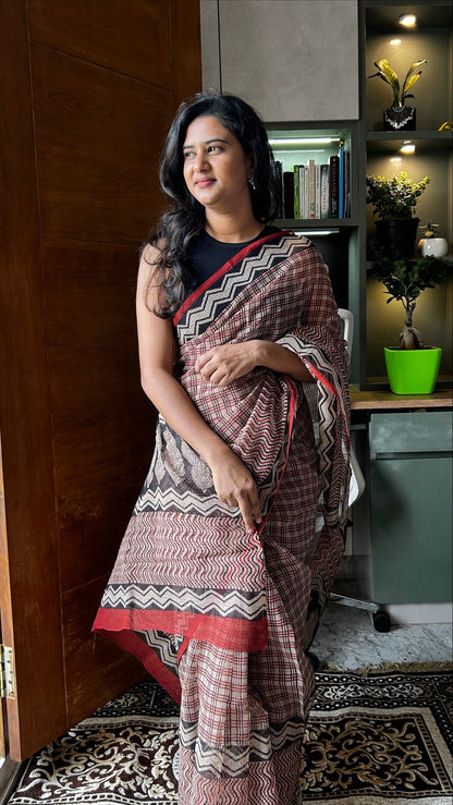 Black kota saree
