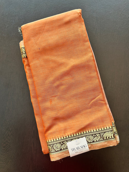 ORANGE NARAYANPET SAREE