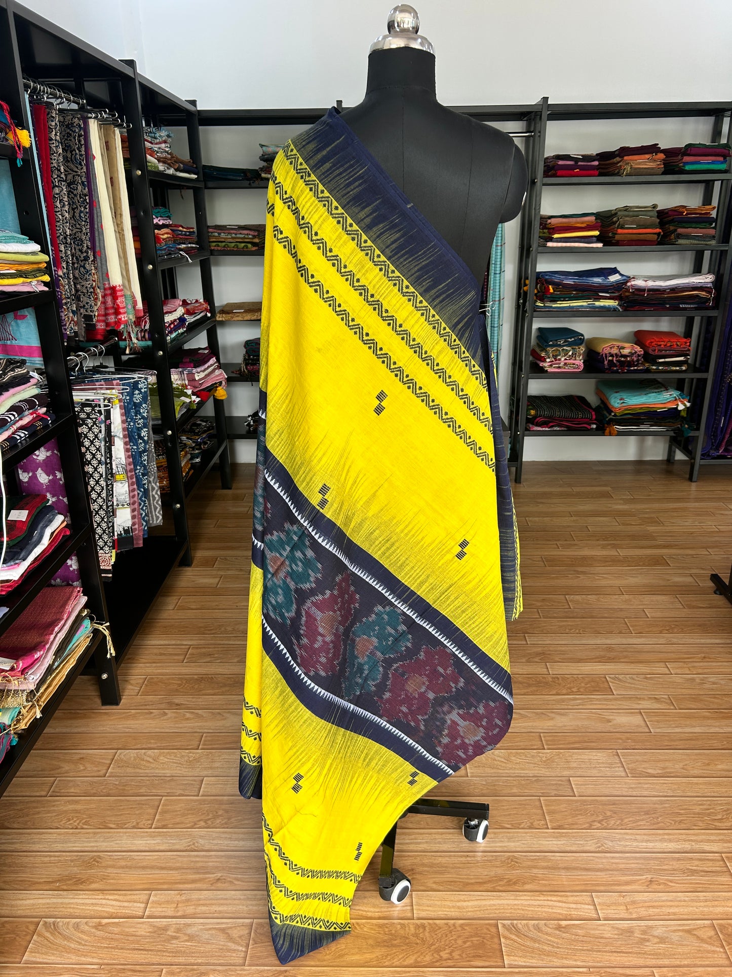 YELLOW DHANIAKHALI SAREE