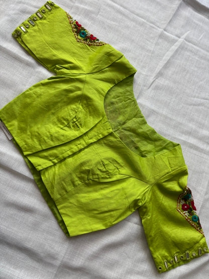 Light Green Embroidered blouse