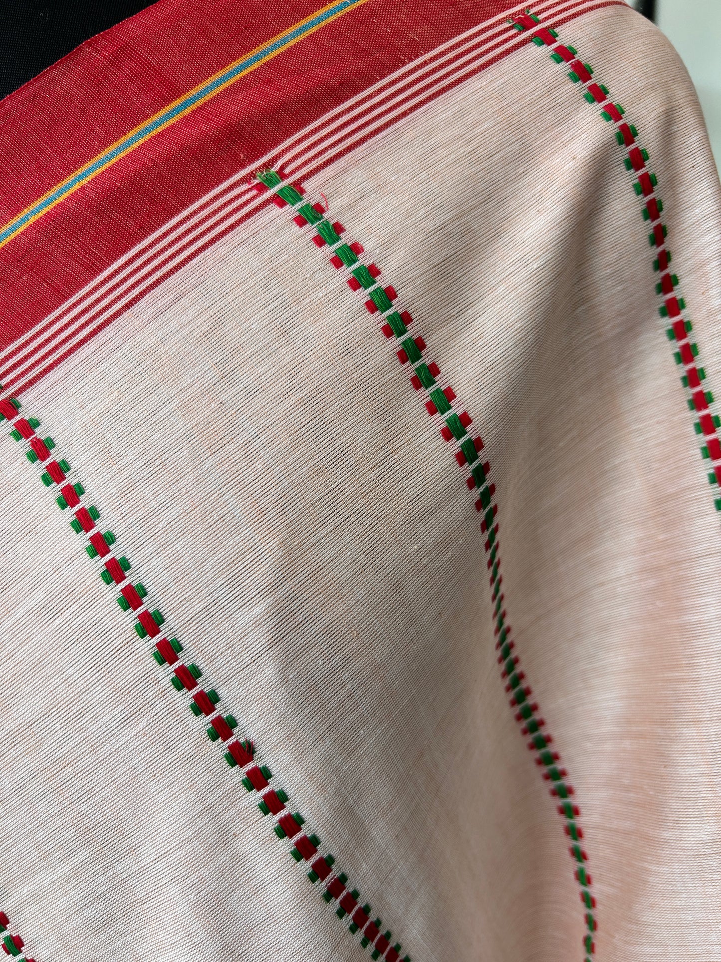 PEACH BEGAMPURI SAREE