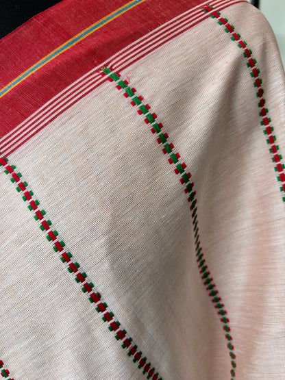 PEACH BEGAMPURI SAREE