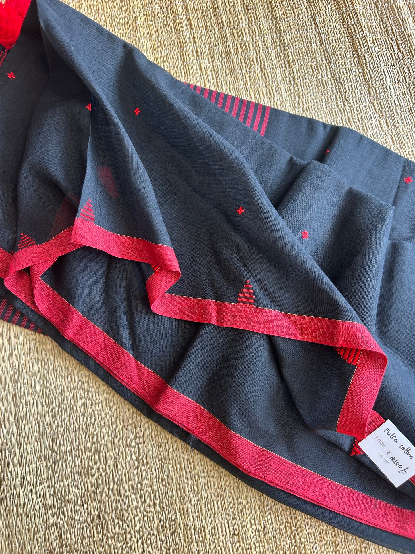 BLACK JAMDANI SAREE