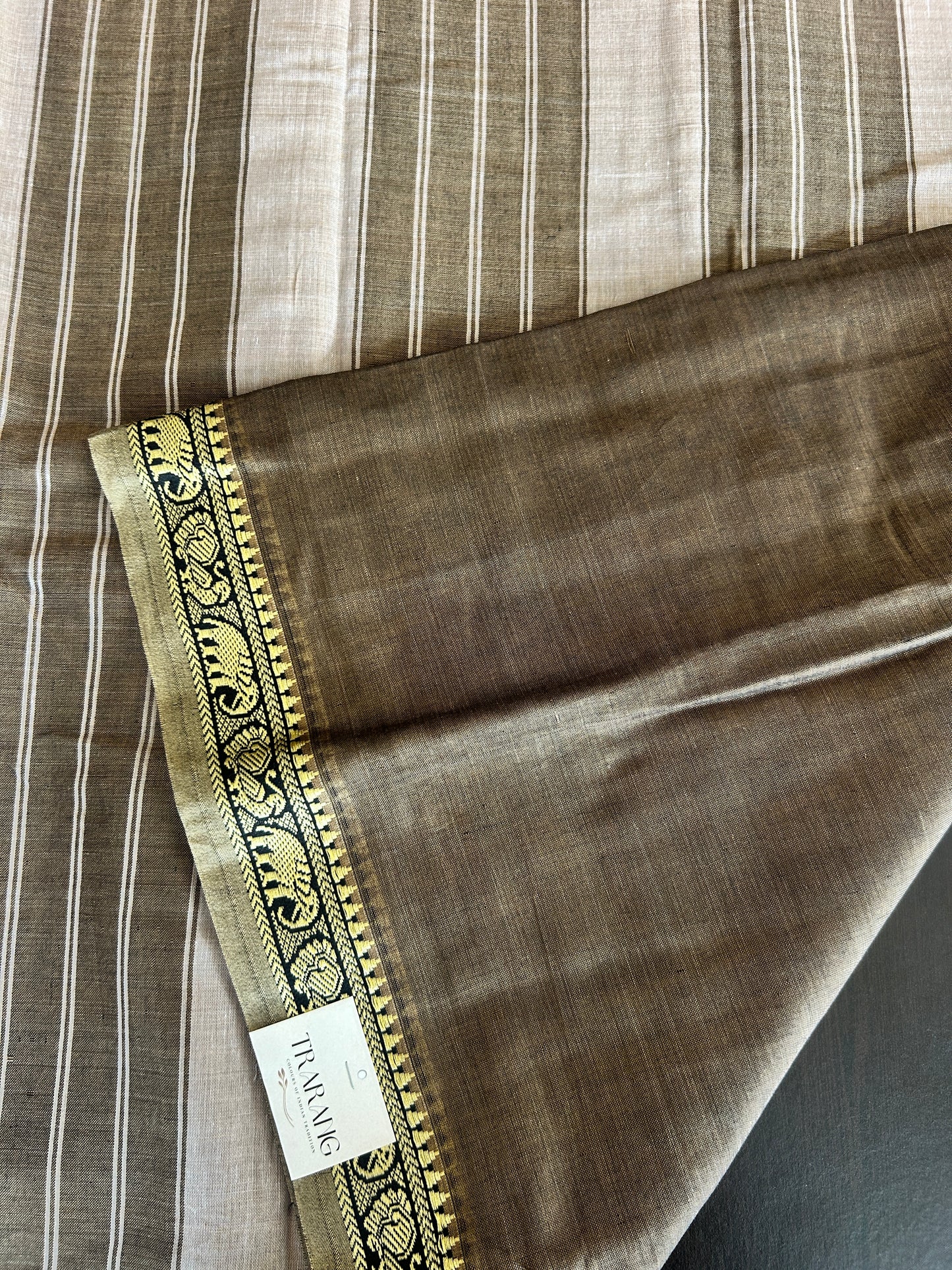GREY NARAYANPET SAREE