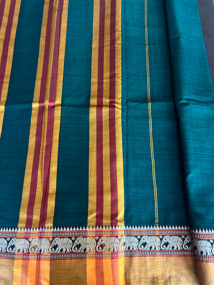 GREEN NARAYANPET SAREE