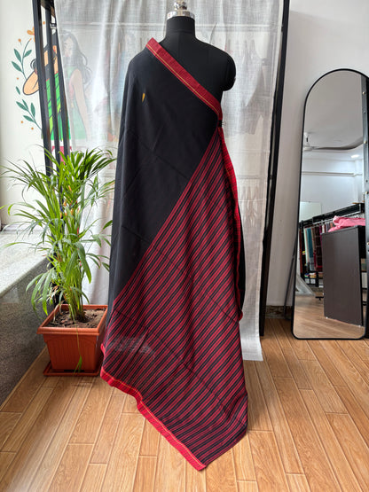 BLACK JAMDANI SAREE