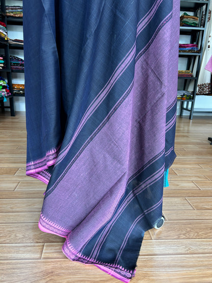 BLACK DHANIAKHALI SAREE
