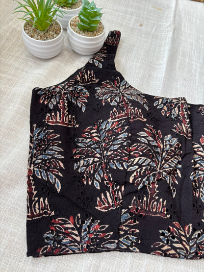 BLACK HAKOBA BLOUSE