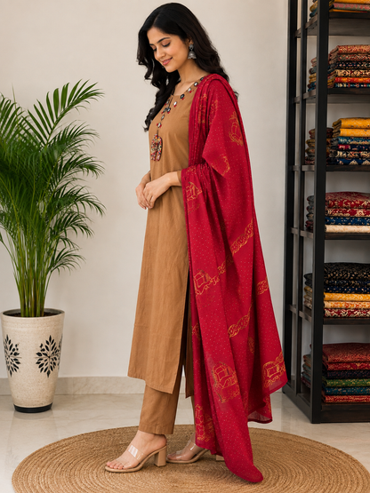 BIEGE GAMTHI DRESS