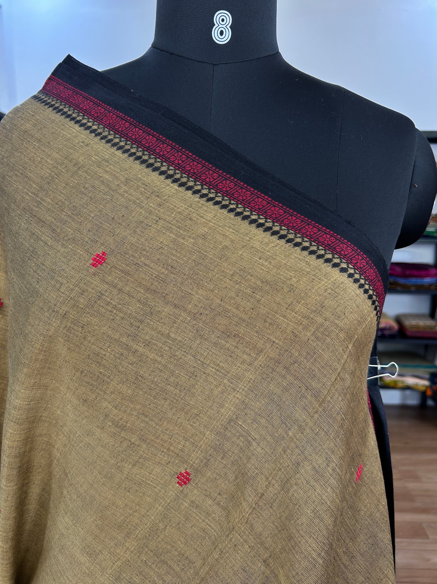 BROWN DHANIAKHALI SAREE