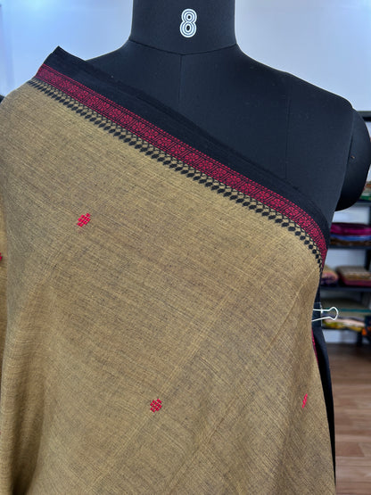 BROWN DHANIAKHALI SAREE