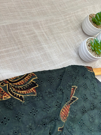 GREEN HAKOBA BLOUSE
