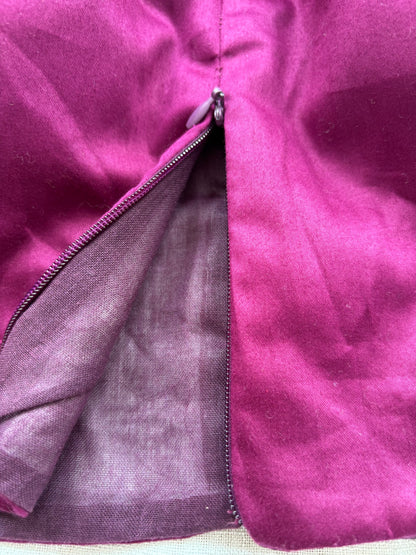 PURPLE COTTON BLOUSE