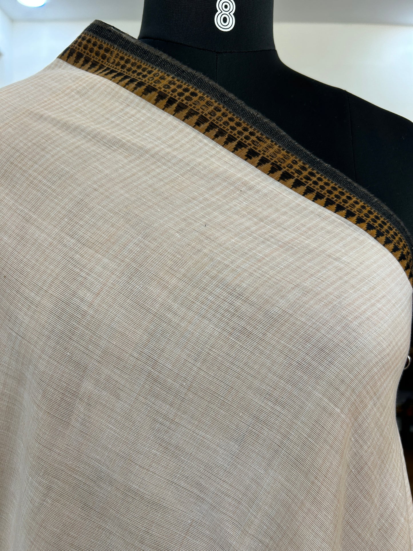 WHITE DHANIAKHALI SAREE