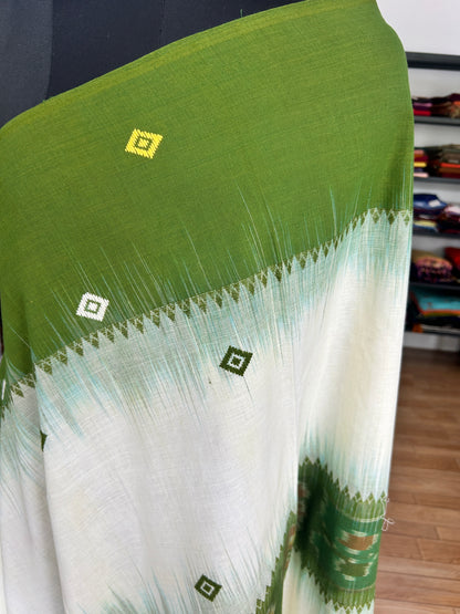 GREEN DHANIAKHALI SAREE