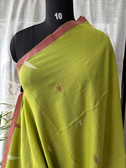 LIGHT GREEN JAMDANI SAREE