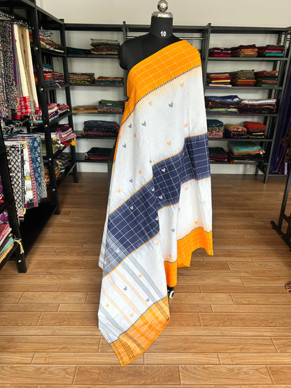 YELLOW DHANIAKHALI SAREE