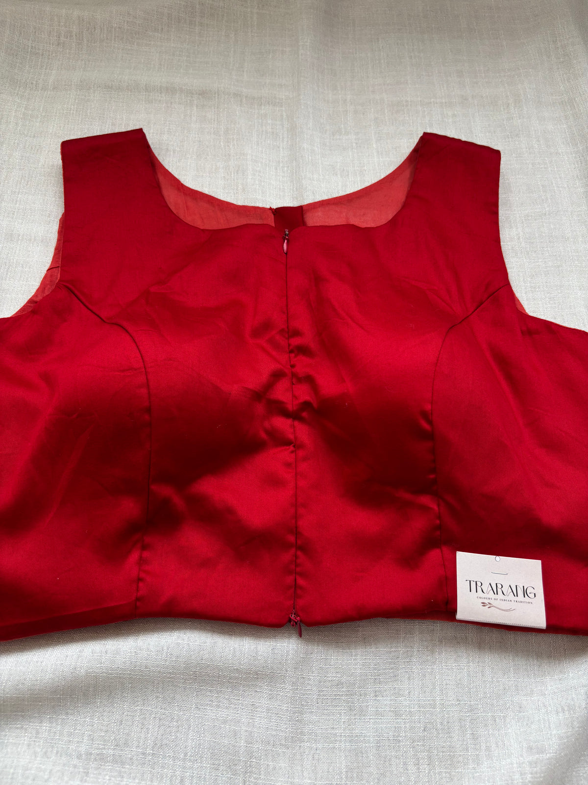 RED COTTON BLOUSE