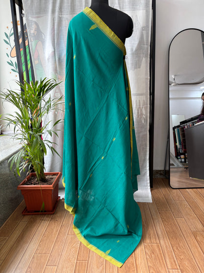 BLUE JAMDANI SAREE