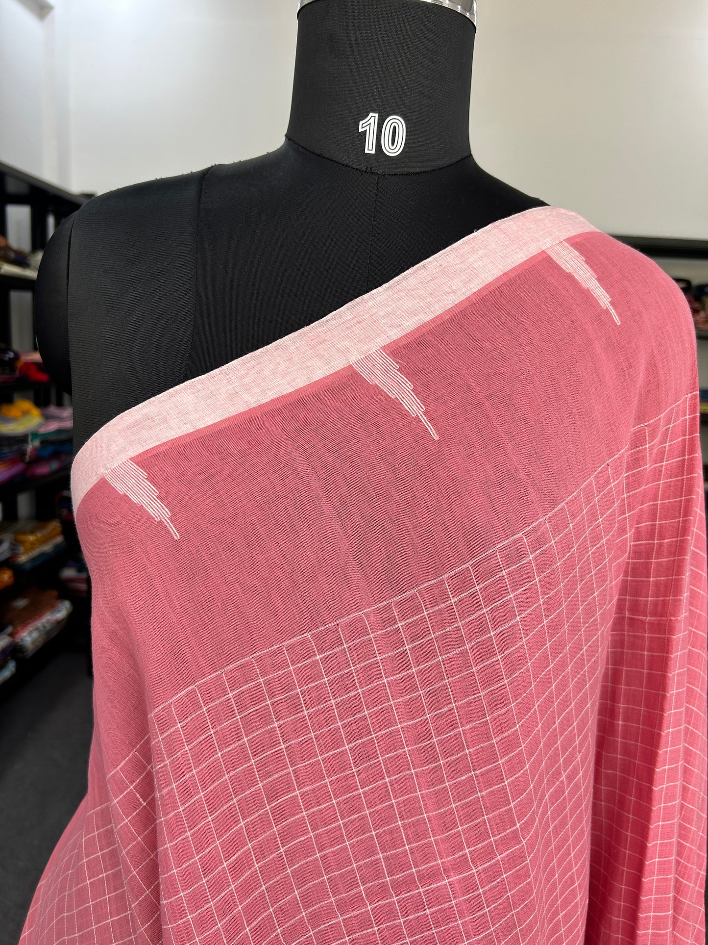 PINK JAMDANI SAREE