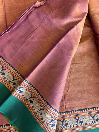 PEACH NARAYANPET SAREE