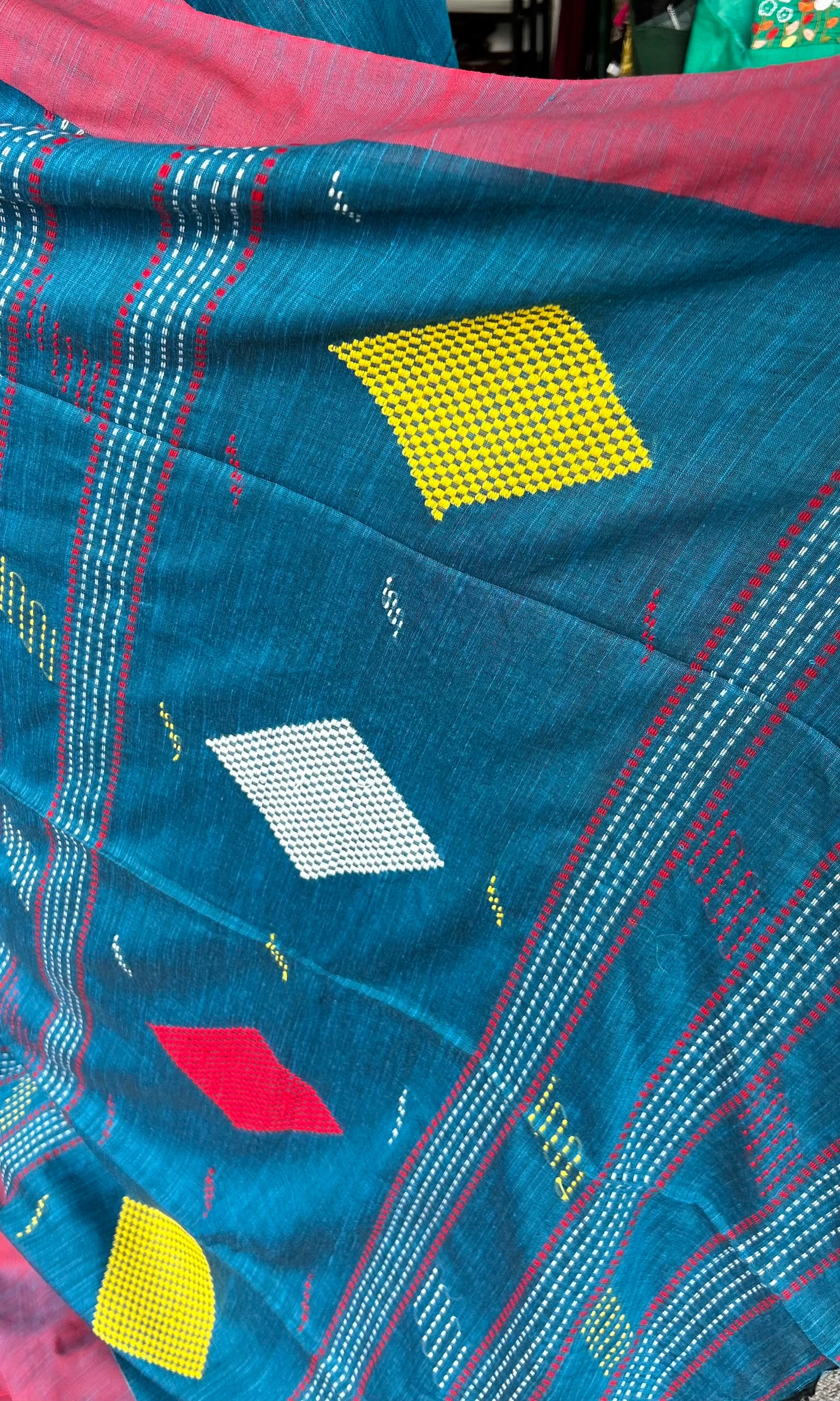 GREEN KHADI COTTON SAREE