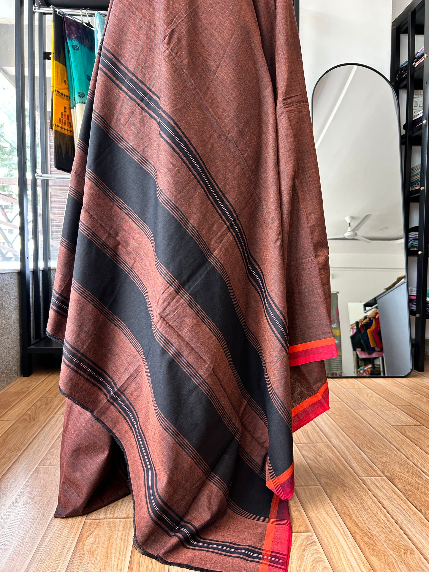 BROWN DHANIAKHALI SAREE