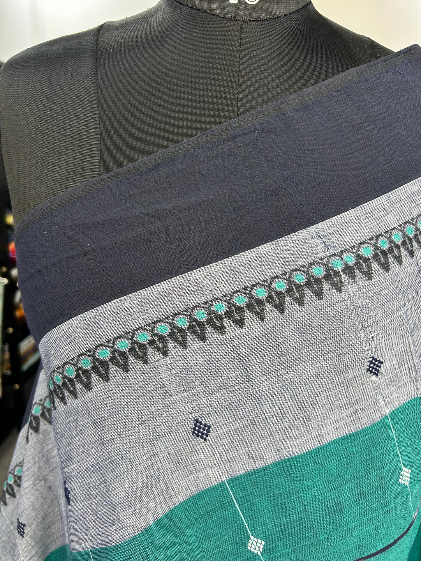 GREEN DHANIAKHALI SAREE