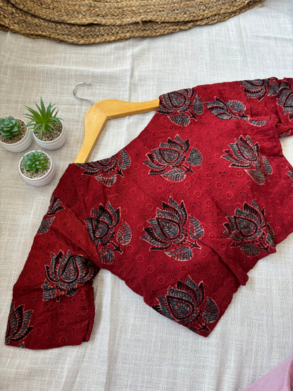 MARRON HAKOBA BLOUSE