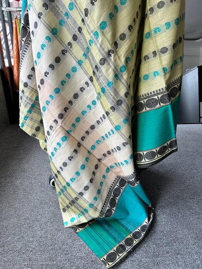 YELLOW DHANIAKHALI SAREE