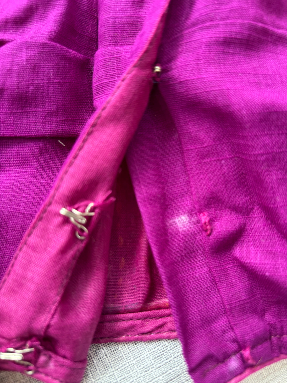 PURPLE MBROIDERED  BLOUSE