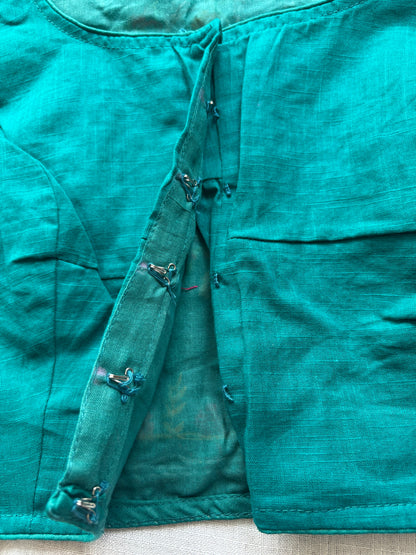 Light blue Embroidered blouse