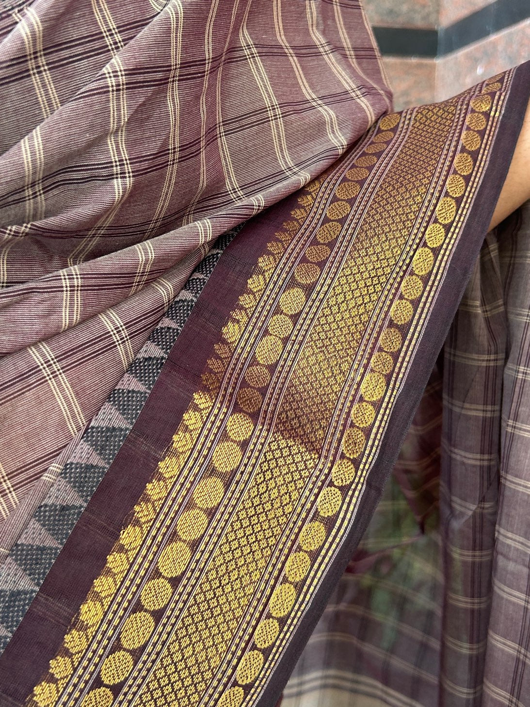 BROWN KANCHI COTTON