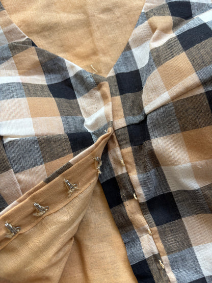 BIEGE COTTON BLOUSE