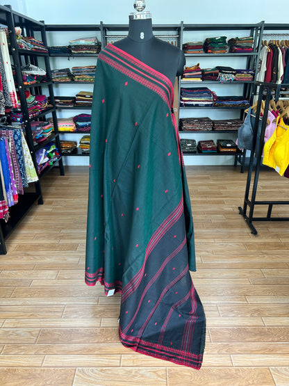 GREEN DHANIAKHALI SAREE