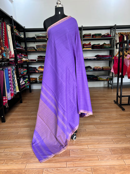 PURPLE DHANIAKHALI SAREE