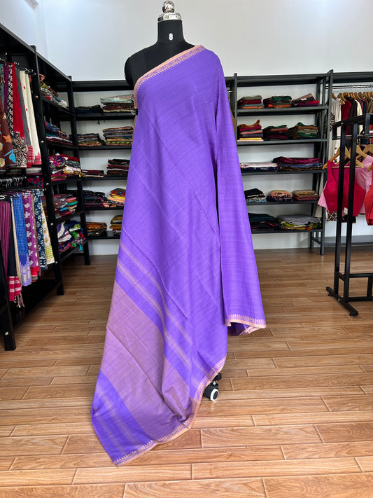 PURPLE DHANIAKHALI SAREE