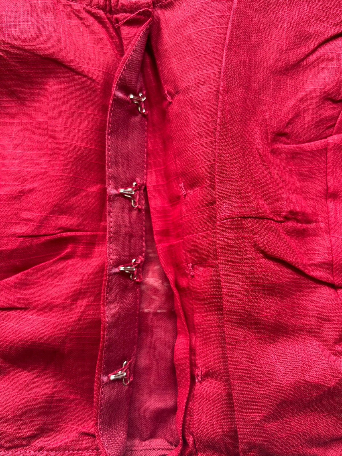 Maroon hand painted blouse